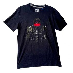 Adidas | New Black Nebraska Cornhuskers The Go-To Performance Tee, Large